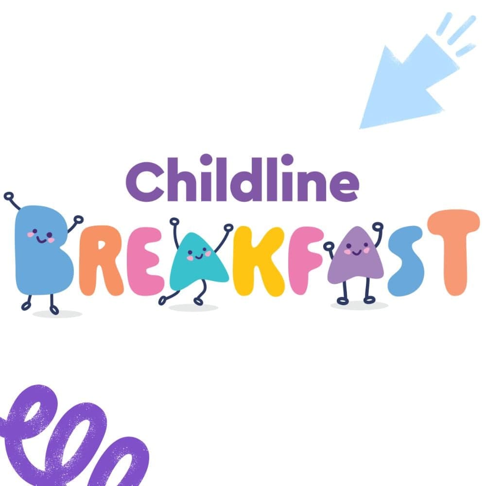 Childline Big Breakfast fundraising white label microsite with custom branding