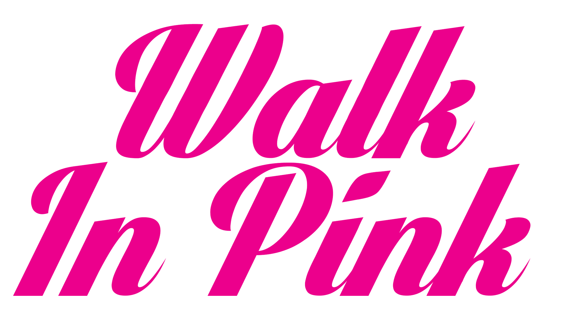Walk in Pink 2026 fundraising white label microsite with custom branding